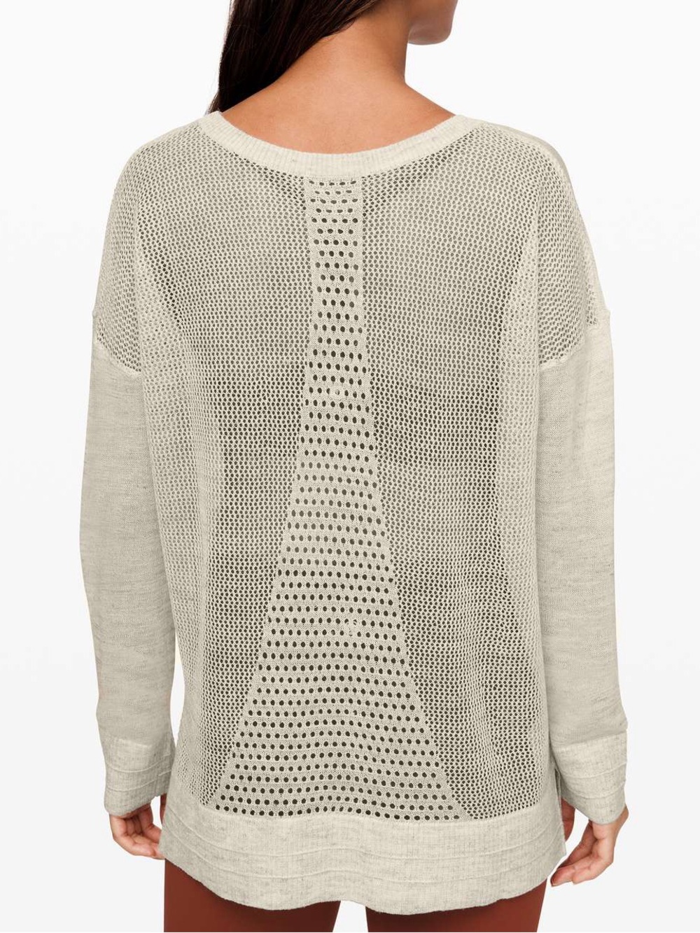 lululemon Well Being Crewneck Sweater Oatmeal Linen DISCONTINUED